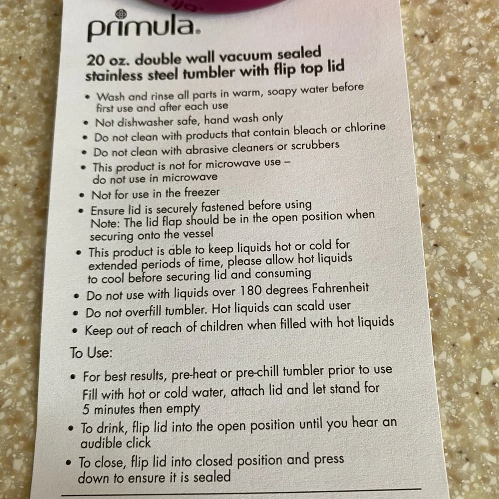 Primula 20 oz. Tumbler - Picture 7 of 7
